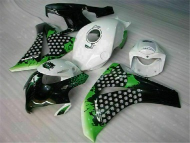 2008-2011 Grün Weiß CBR1000RR Motorrad Verkleidungen