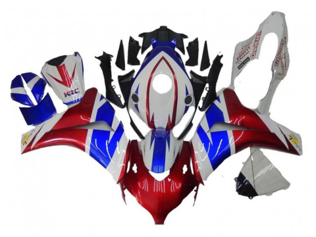 2008-2011 Rot Blau Weiß CBR1000RR Motorrad Verkleidung