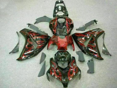 2008-2011 Rot Flamme CBR1000RR Motorrad Verkleidungen