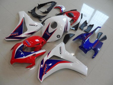 2008-2011 Rot Weiß Blau HRC CBR1000RR Motorrad Verkleidung