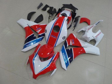 2008-2011 Rot Weiß Blau HRC CBR1000RR Motorrad Verkleidungen