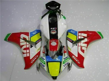 2008-2011 Rot Weiß CBR1000RR Motorrad Verkleidung Komplett Sets