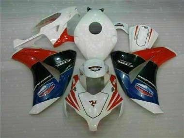 2008-2011 Rot Weiß CBR1000RR Motorrad Verkleidung & Plastik