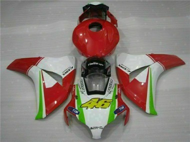 2008-2011 Rot Weiß CBR1000RR Motorrad Verkleidungen
