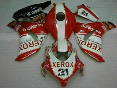2008-2011 Rot Xerox 21 CBR1000RR Motorrad Verkleidung