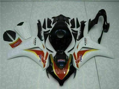 2008-2011 Schwarz CBR1000RR Motorrad Vollverkleidung & Plastik