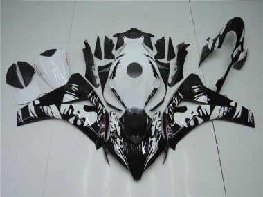 2008-2011 Schwarz Weiß CBR1000RR Motorrad Verkleidung