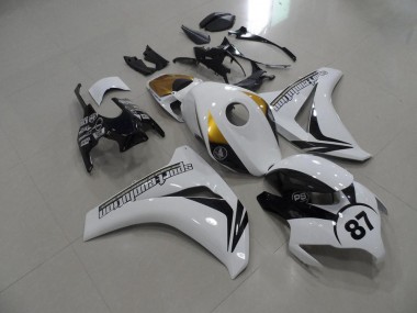 2008-2011 Schwarz Weiß Gold CBR1000RR Motorrad Verkleidung