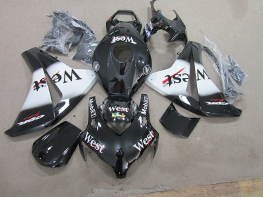 2008-2011 Schwarz West CBR1000RR Motorrad Verkleidung