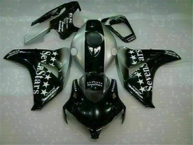 2008-2011 Schwarze SevenStars CBR1000RR Motorrad Verkleidung