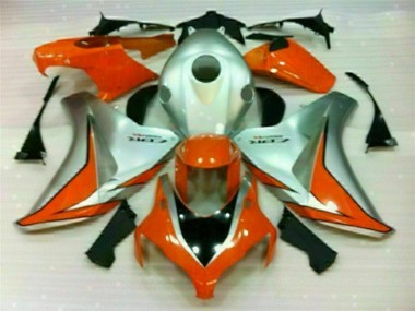 2008-2011 Silber Orange CBR1000RR Motorrad Verkleidung