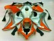 2008-2011 Silber Orange CBR1000RR Motorrad Verkleidung 2008-2011 Silber Orange CBR1000RR Motorrad Verkleidung