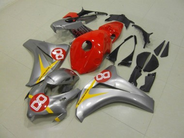 2008-2011 Silber Rot 8 CBR1000RR Motorrad Verkleidung