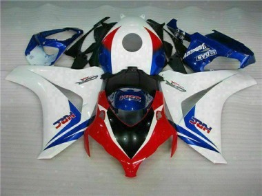 2008-2011 Weiß Blau CBR1000RR Motorrad Verkleidung Komplett Sets