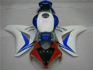 2008-2011 Weiß Blau CBR1000RR Motorrad Verkleidungen