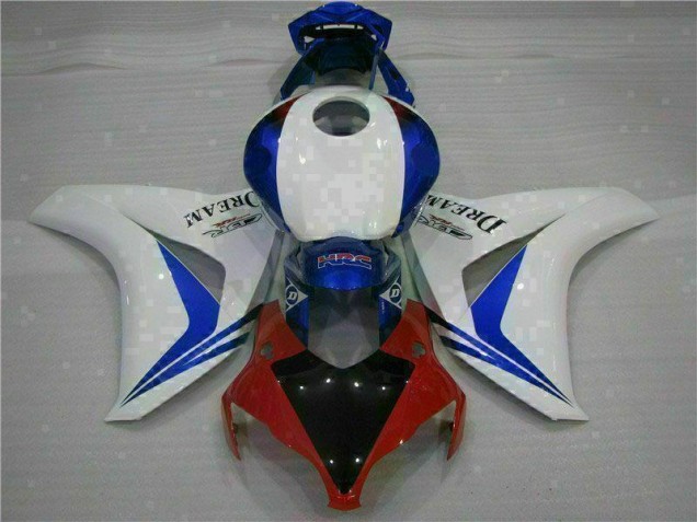 2008-2011 Weiß Blau CBR1000RR Motorrad Verkleidungen