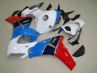 2008-2011 Weiß Blau Rot CBR1000RR Motorrad Verkleidung