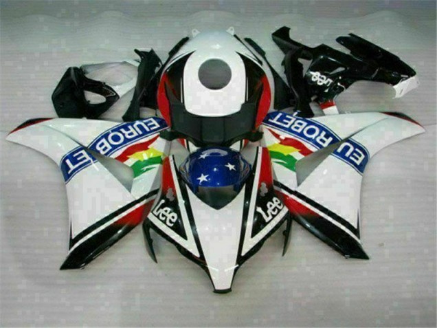2008-2011 Weiß Blau Rot Eurobet Lee CBR1000RR Motorrad Verkleidung 2008-2011 Weiß Blau Rot Eurobet Lee CBR1000RR Motorrad Verkleidung