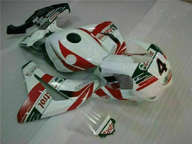 2008-2011 Weiß Castrol 4 CBR1000RR Motorrad Verkleidung 2008-2011 Weiß Castrol 4 CBR1000RR Motorrad Verkleidung