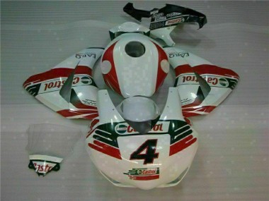 2008-2011 Weiß Castrol 4 CBR1000RR Motorrad Verkleidung