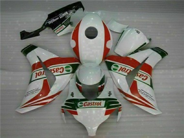 2008-2011 Weiß Rot CBR1000RR Motorrad Verkleidungen