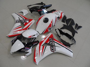 2008-2011 Weiß Rot HRC CBR1000RR Motorrad Verkleidung