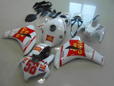 2008-2011 Weiß San Carlo CBR1000RR Motorrad Verkleidung
