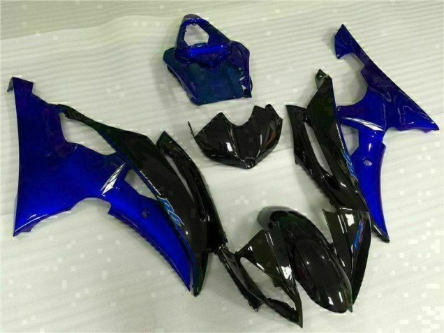 2008-2016 Blau Schwarz YZF R6 Motorrad Vollverkleidung 2008-2016 Blau Schwarz YZF R6 Motorrad Vollverkleidung