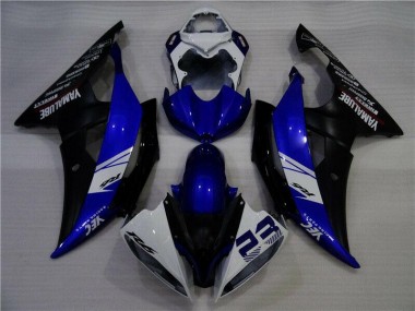 2008-2016 Blau Weiß Schwarz YEC 23 YZF R6 Motorrad Verkleidung