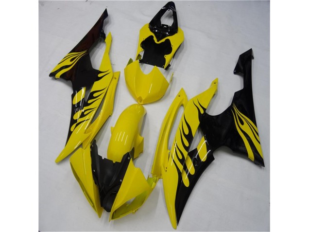 2008-2016 Gelb Schwarz YZF R6 Motorrad Verkleidungen 2008-2016 Gelb Schwarz YZF R6 Motorrad Verkleidungen
