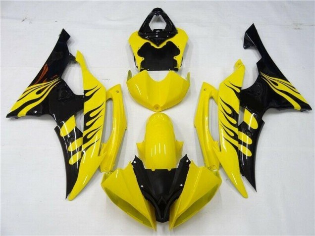 2008-2016 Gelb Schwarz YZF R6 Motorrad Verkleidungen 2008-2016 Gelb Schwarz YZF R6 Motorrad Verkleidungen