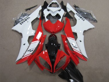 2008-2016 Rot Weiß Schwarz Aufkleber YZF R6 Motorrad Verkleidung
