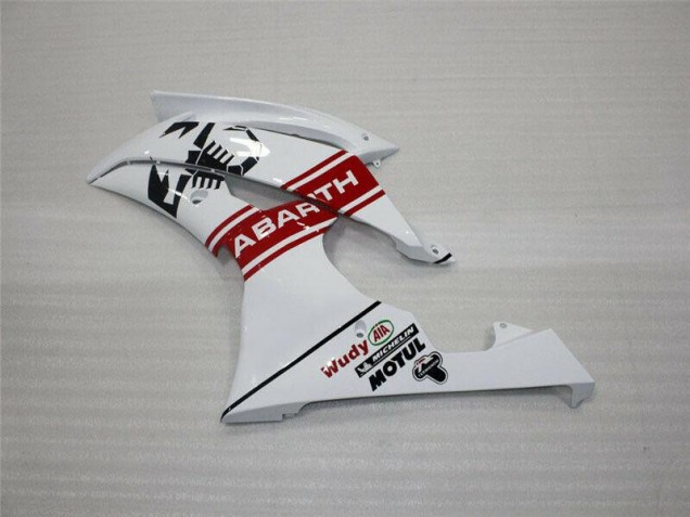 2008-2016 Weiß YZF R6 Motorrad Verkleidung Komplett Sets