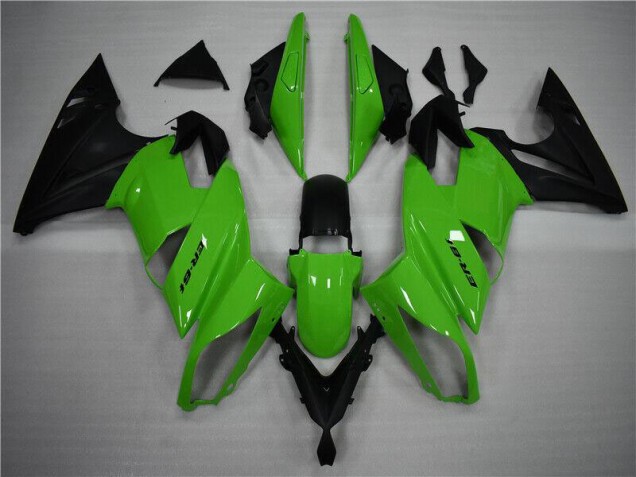 2009-2011 Grün Schwarz EX650 Motorrad Verkleidung 2009-2011 Grün Schwarz EX650 Motorrad Verkleidung