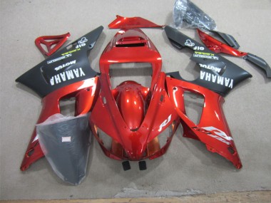 2009-2011 Rot Weiß YZF R1 Motorrad Verkleidung