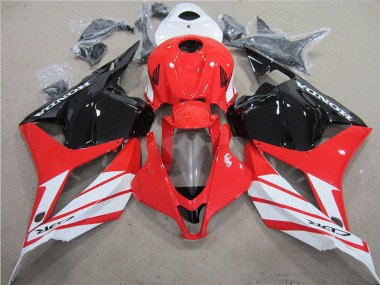 2009-2012 Rot Schwarz Weiß CBR600RR Motorrad Verkleidungen