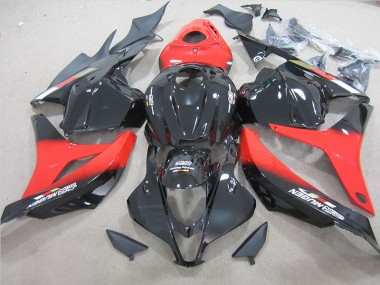 2009-2012 Schwarz Rot CBR600RR Motorrad Verkleidung