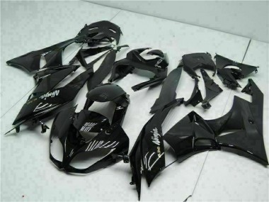 2009-2012 Schwarz Weiß Ninja 636 ZX6R Motorrad Verkleidung