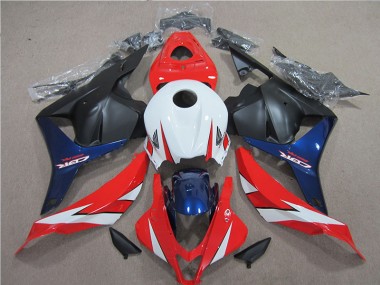 2009-2012 Weiß Rot Blau CBR600RR Motorrad Verkleidung