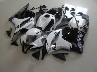 2009-2012 Weiß Schwarz Repsol CBR600RR Motorrad Verkleidung