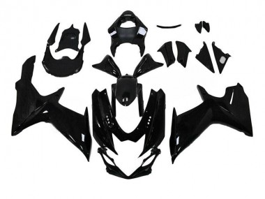 2011-2021 Glänzend Schwarz GSXR 600/750 Motorrad Verkleidung
