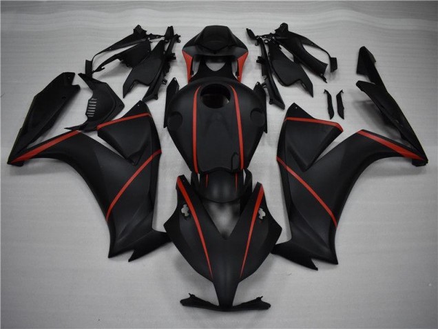 2012-2016 Matt Schwarz Rot CBR1000RR Motorrad Verkleidung 2012-2016 Matt Schwarz Rot CBR1000RR Motorrad Verkleidung