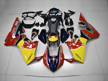 2017-2020 Blau Gelb Rot Rot Bull CBR1000RR Motorrad Verkleidung