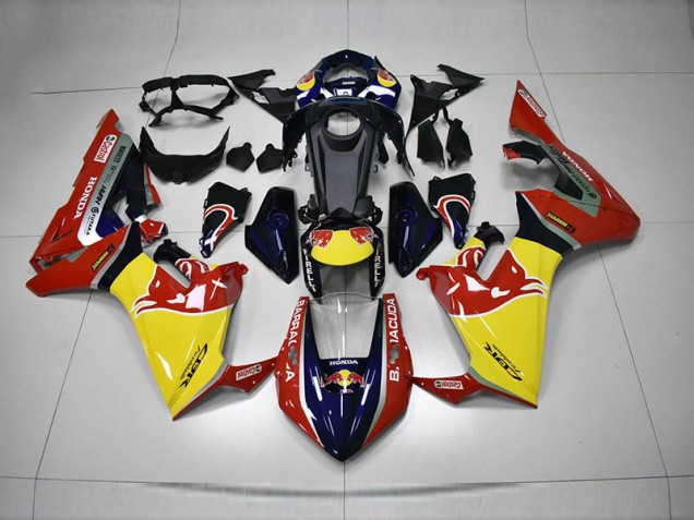 2017-2020 Blau Gelb Rot Rot Bull CBR1000RR Motorrad Verkleidung 2017-2020 Blau Gelb Rot Rot Bull CBR1000RR Motorrad Verkleidung