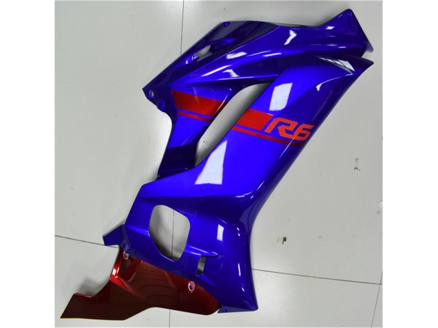 2017-2021 Blau Rot YZF R6 Motorrad Verkleidung 2017-2021 Blau Rot YZF R6 Motorrad Verkleidung