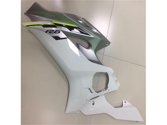2017-2021 Weiß Silber YZF R6 Motorrad Verkleidung 2017-2021 Weiß Silber YZF R6 Motorrad Verkleidung